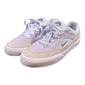 Nike SB Malor Gray Beige Lavender‎ SZ 7.5 FV6064-007 Skate Shoes Suede New